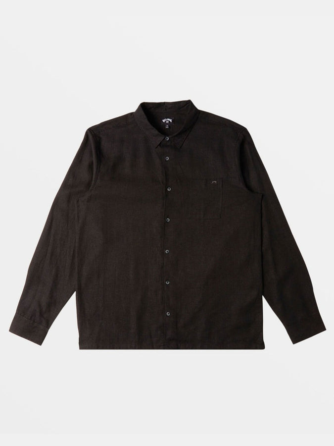 Billabong Ricardo L/S Buttondown Shirt Fall 2024 | BLACK (BLK)