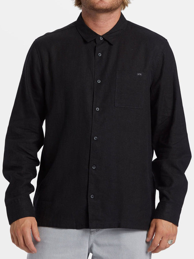 Billabong Ricardo L/S Buttondown Shirt Fall 2024 | BLACK (BLK)