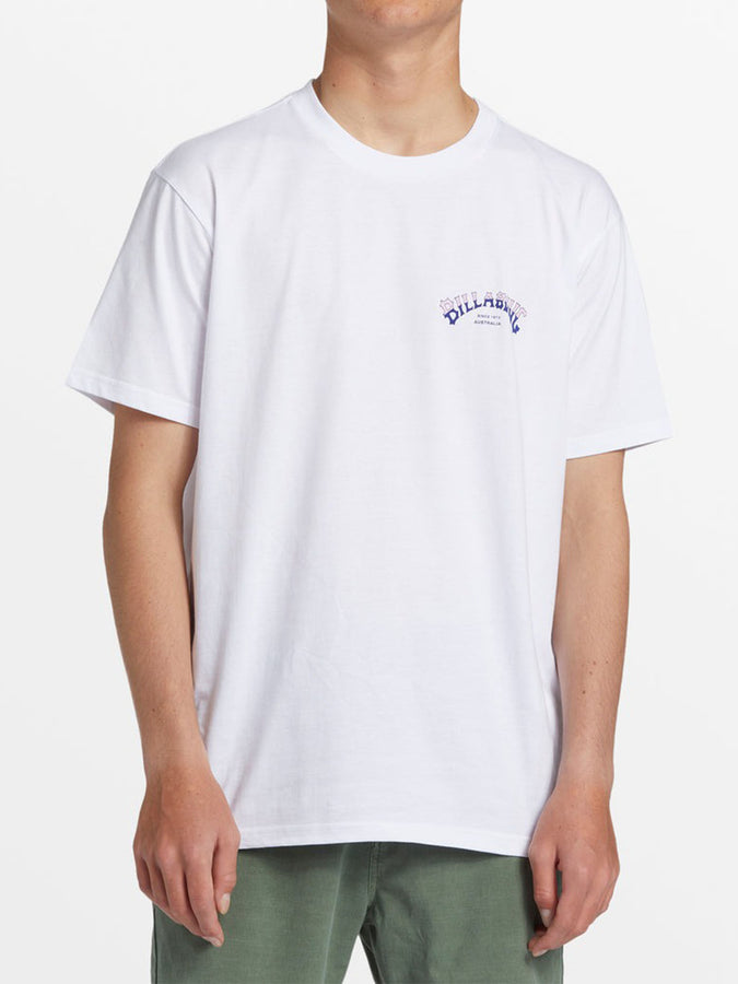 Billabong Summer 2024 Stacked Arch T-Shirt | WHITE (WHT) 