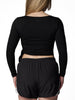 Nana The Brand Ashanti Wrap Long Sleeve T-Shirt Fall 2026