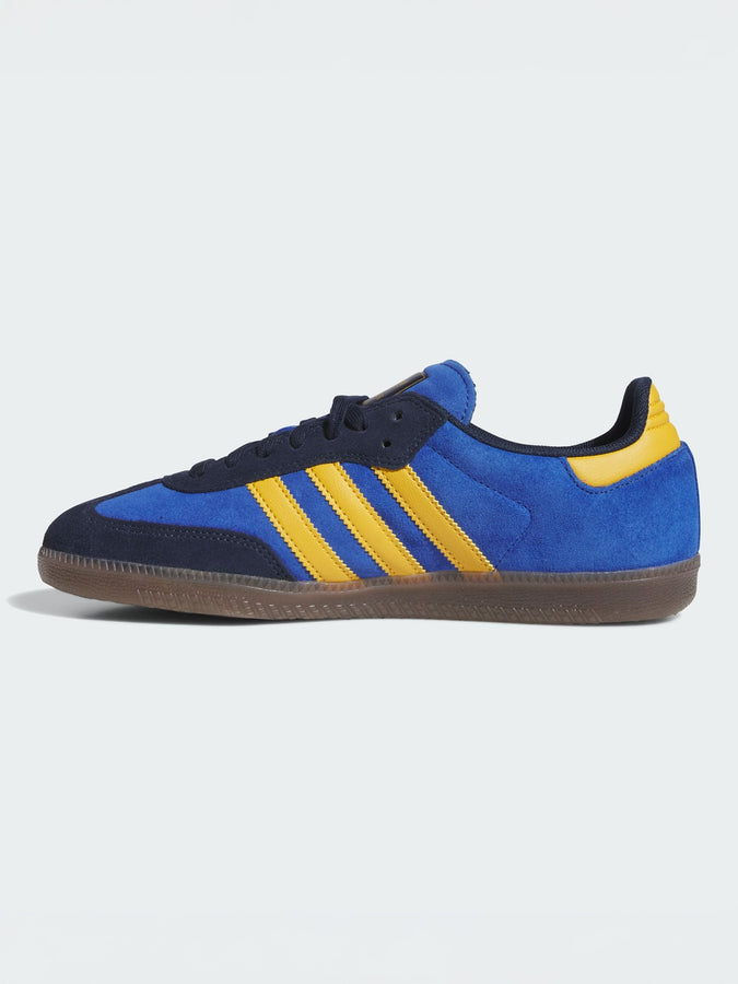 Adidas Samba ADV Collegiate Navy Spring 2026 | CLG NAVY/PRLV YEL/BLU RYL TEAM
