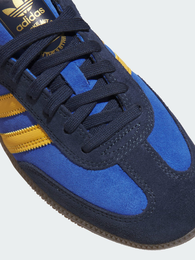 Adidas Samba ADV Collegiate Navy Spring 2026 | CLG NAVY/PRLV YEL/BLU RYL TEAM