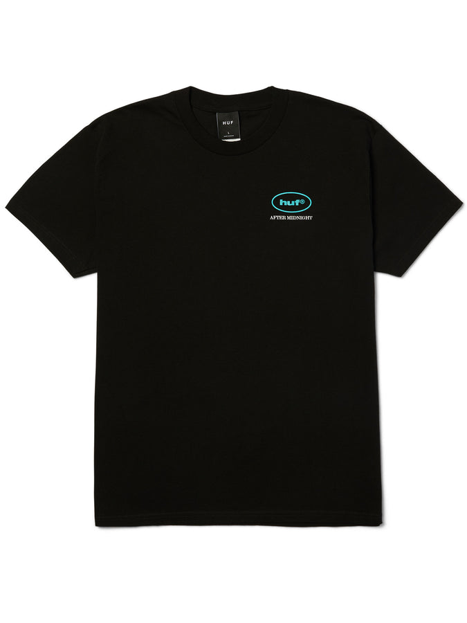 Huf After Midnight T-Shirt Summer 2026 | BLACK