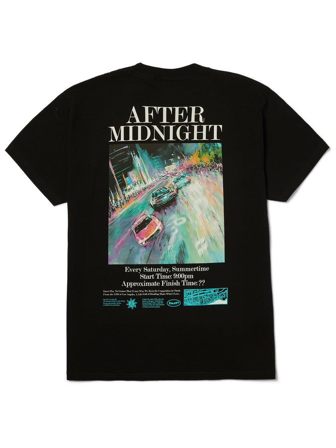 Huf After Midnight T-Shirt Summer 2026 | BLACK