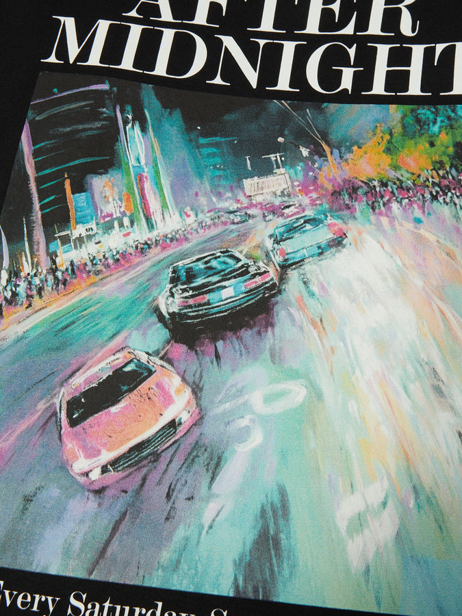 Huf After Midnight T-Shirt Summer 2026 | BLACK