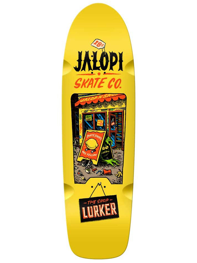 Anti Hero Jalopi Shop Lurker SSD26 9.18’’ Skateboard Deck 2026 | YELLOW
