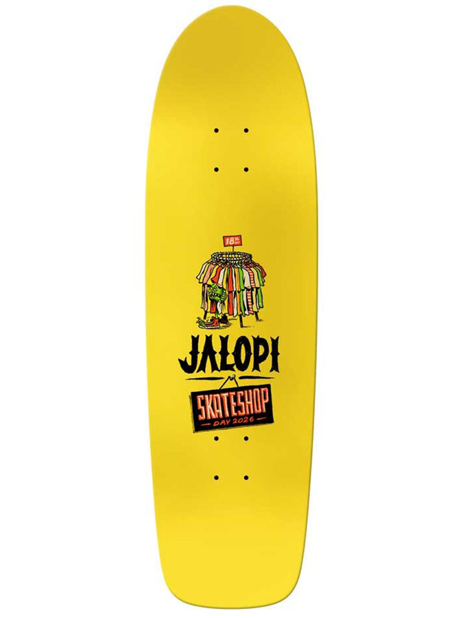 Anti Hero Jalopi Shop Lurker SSD26 9.18’’ Skateboard Deck 2026 | YELLOW