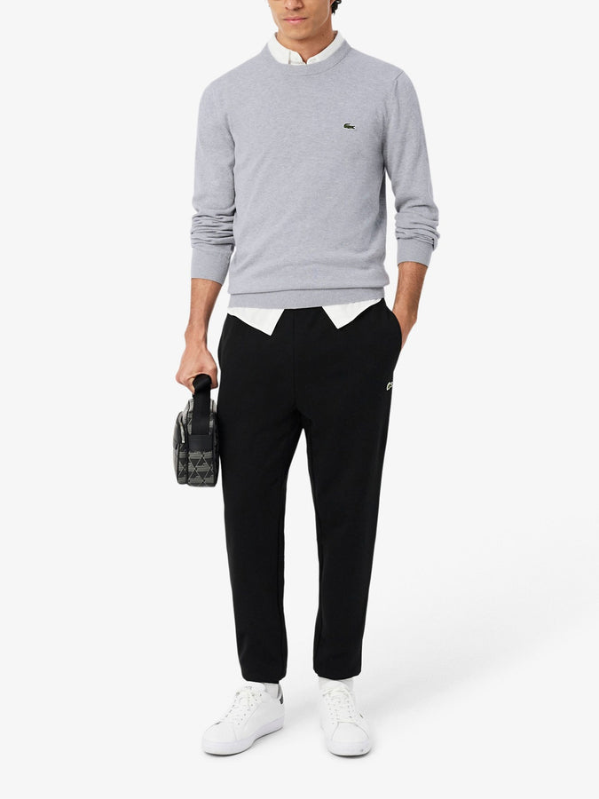 Lacoste Cotton Sweater Fall 2026 | HEATHER GREY (CCA)