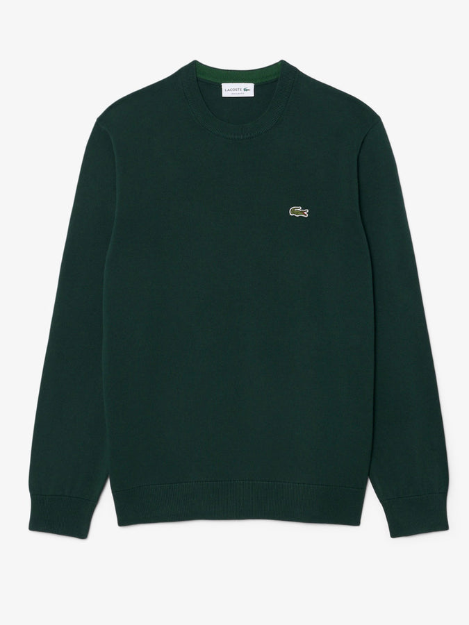 Lacoste Cotton Sweater Fall 2026 | GREEN (YZP)