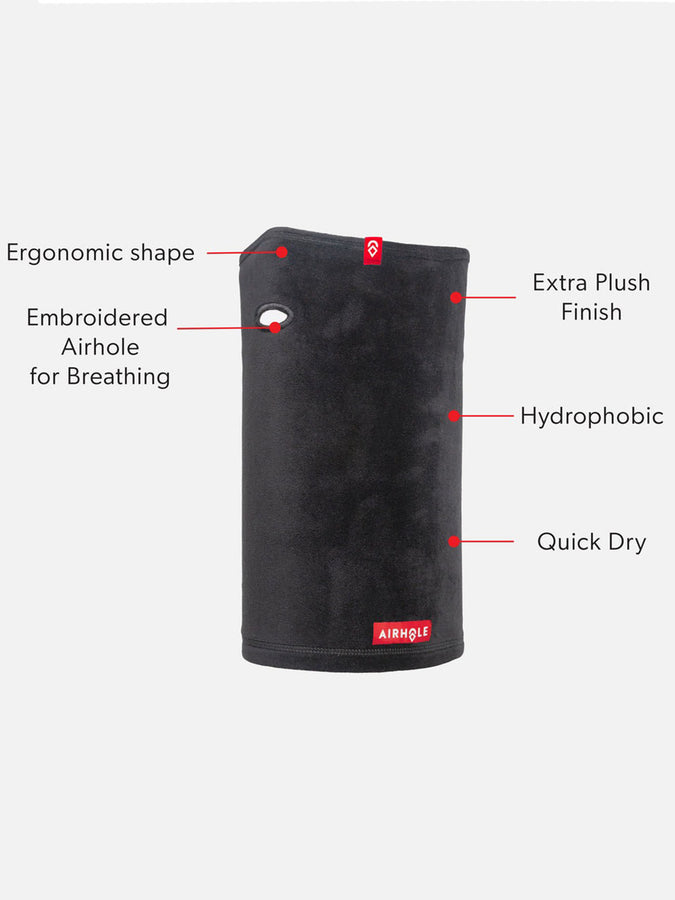 Airhole Airtube Ergo Milk Neck Warmer Winter 2025 | BLACK (BLK)