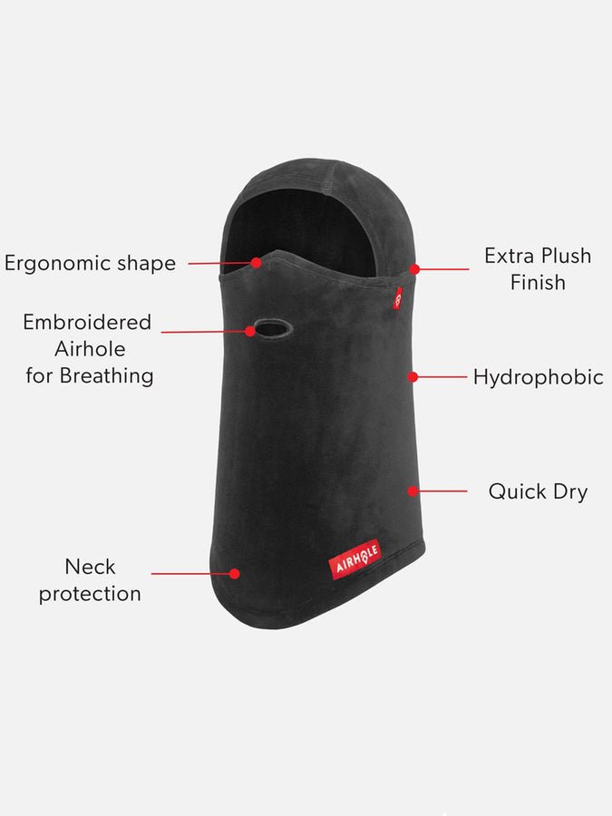 Airhole Hinge Milk Balaclava Winter 2025 | BLACK (BLK)