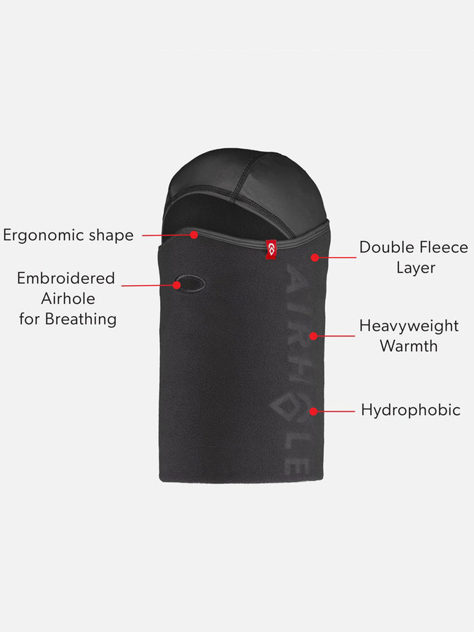 Airhole Combo Microfleece Balaclava Winter 2025 | BLACK (BLK)