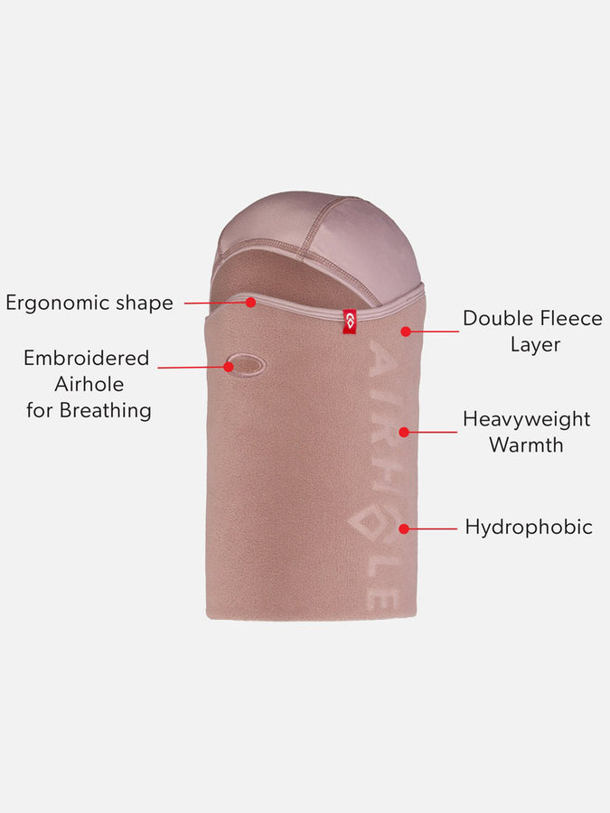 Airhole Combo Microfleece Balaclava Winter 2025 | DUSTY PINK (DSPK)
