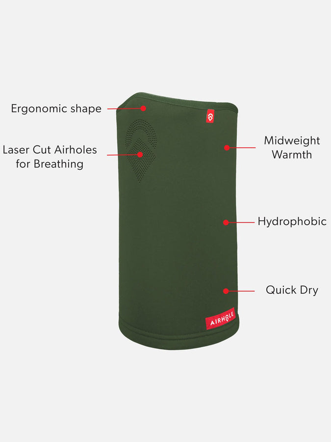Airhole Airtube Ergo Laser Polar Neck Warmer Winter 2025 | ARMY (ARMY)