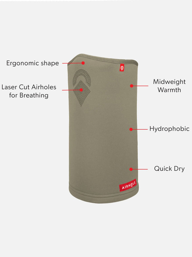 Airhole Airtube Ergo Laser Polar Neck Warmer Winter 2025 | KHAKI (KHA)