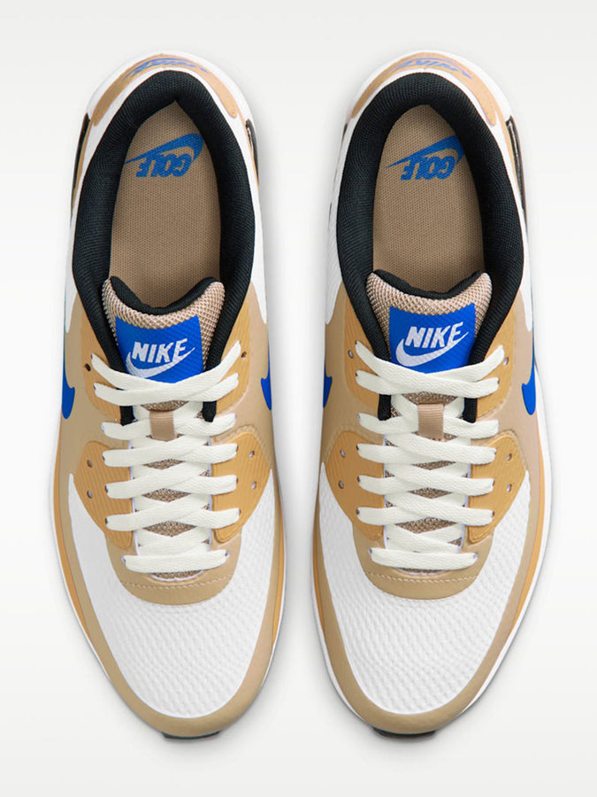 Nike Golf Air Max 90 White/Game Royal-Linen Shoes Summer 2026 | WHITE/GAME ROYAL-LINEN (106)