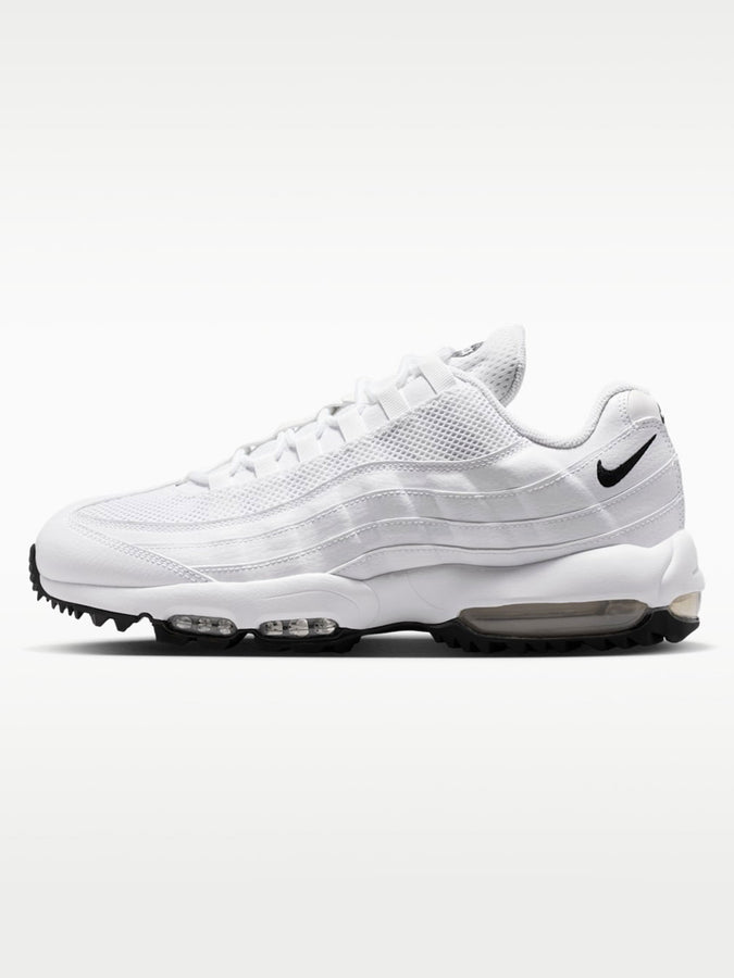 Nike Golf Air Max 95 White/Light Graphite Shoes Spring 2026 | WHITE/WHT/LIGHT GRPH/BLK (100)