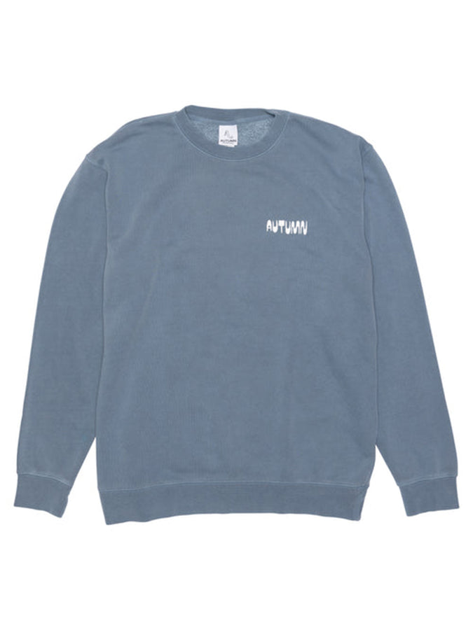 Autumn Apres Crewneck Sweatshirt Winter 2024 | PIGMENT SLATE BLUE
