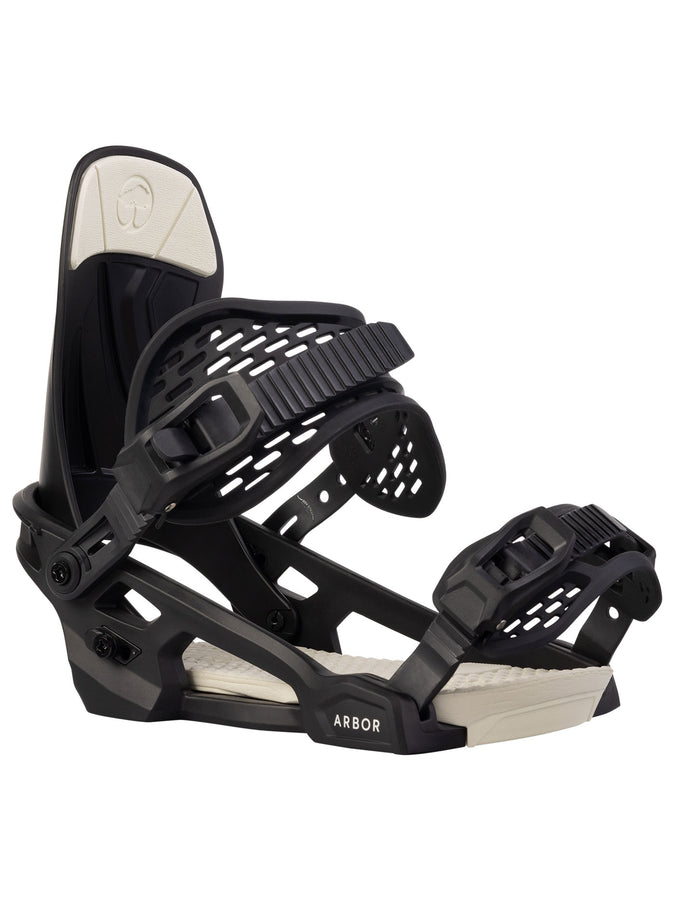 Arbor Acacia Snowboard Bindings 2026 | BLACK/MARSHMALLOW