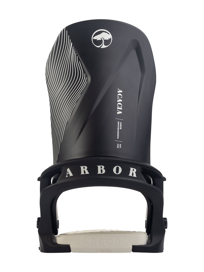 Arbor Acacia Snowboard Bindings 2026 | BLACK/MARSHMALLOW