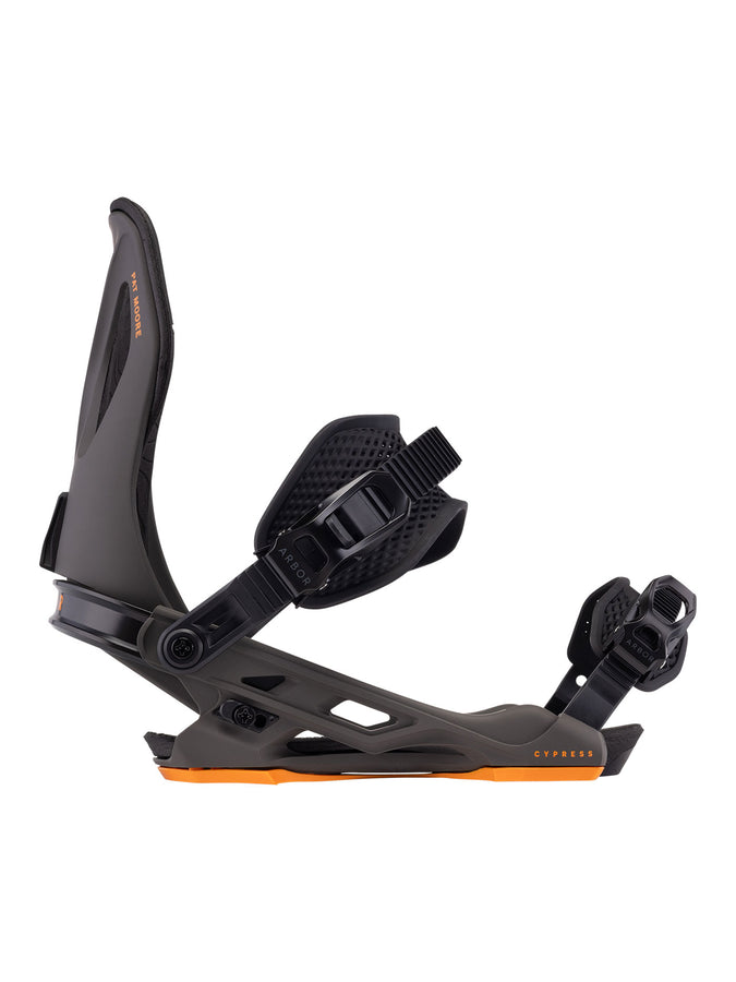 Arbor Cypress Snowboard Bindings 2026 | PAT MOORE/CHARCOAL