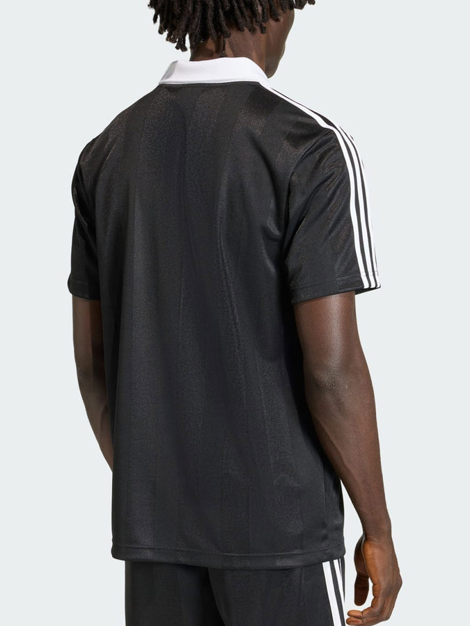 Adidas Adicolor Archive Collar Engineered Jersey Black T-Shirt Spring 2026 | BLACK
