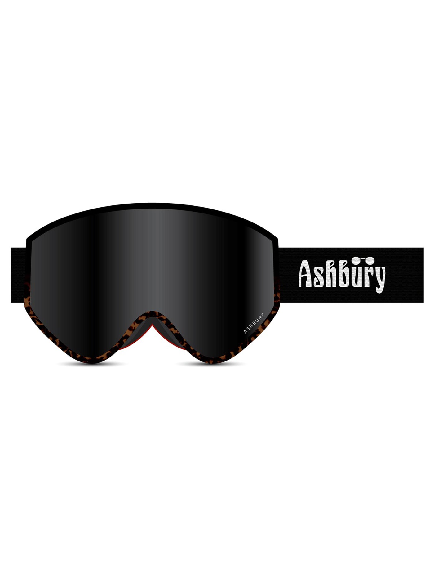 Ashbury A12 Black Brown Tort/Dark Smoke Snowboard Goggle 2024