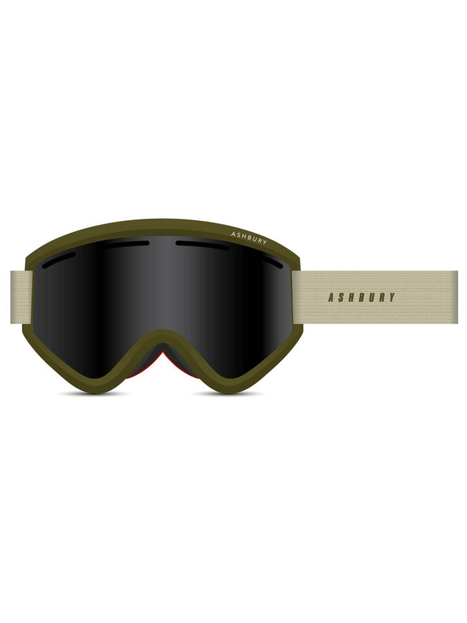 Ashbury Blackbird Matte Army/Dark Smoke Snowboard Goggle 2024 | MATTE ARMY/DARK SMOKE