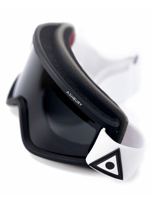 Ashbury Blackbird Triangle White/Smoke Snowboard Goggle 2024