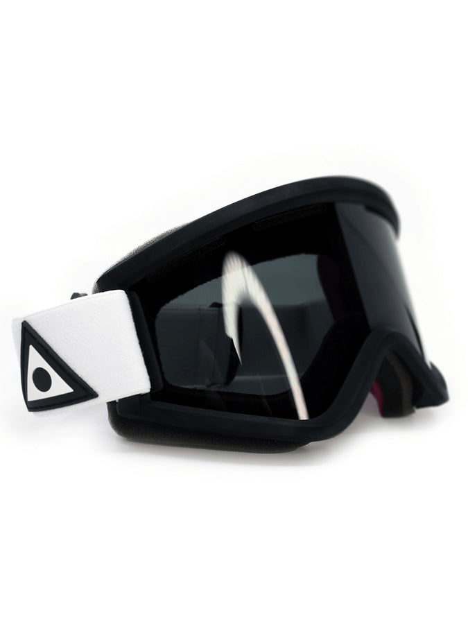 Ashbury Blackbird Triangle White/Smoke Snowboard Goggle 2024 | MATTE WHITE/DARK SMOKE