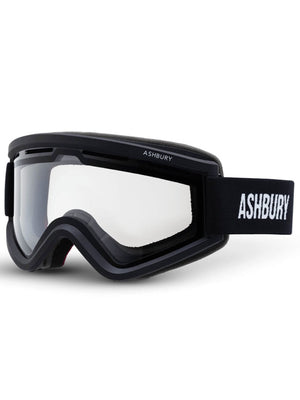Ashbury Staple Black/Clear Goggle 2025