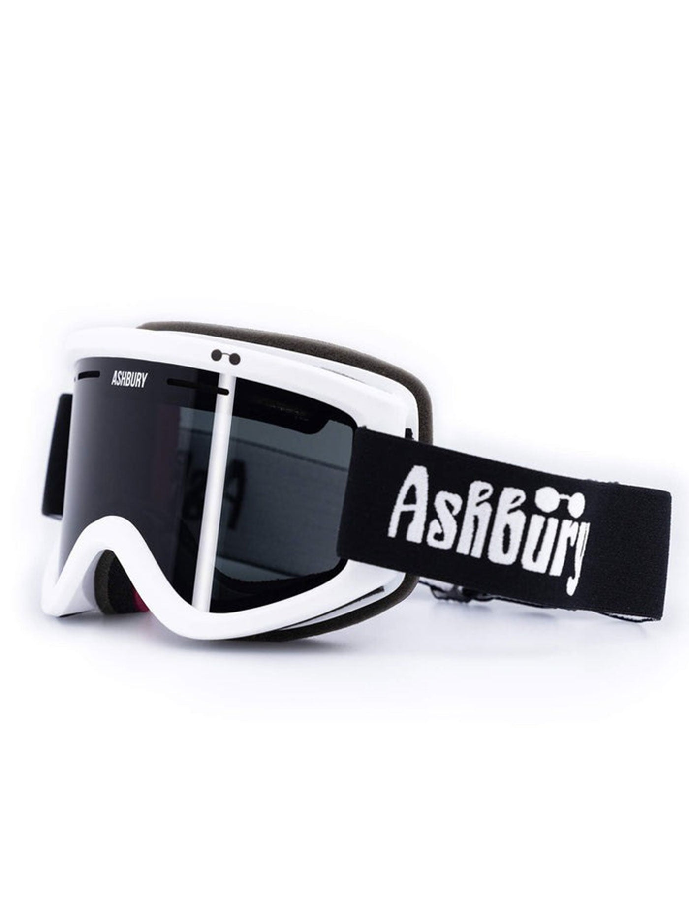 Ashbury Warlock OG White/Dark Smoke + Spare Lens Goggle