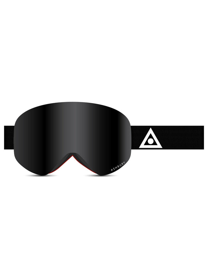 Ashbury Sonic Triangle Black/Dark Smoke Snowboard Goggle 2024 | MATTE BLACK/DARK SMOKE