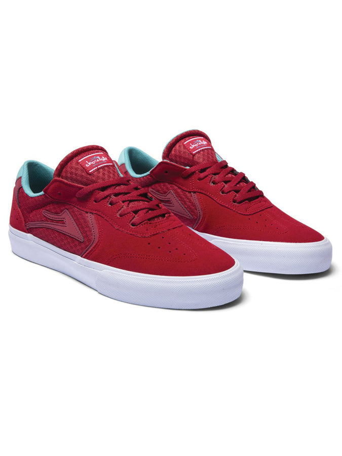 Lakai x Chocolate Atlantic Vulc Red Suede Shoes Spring 2024 | RED SUEDE (RDS)
