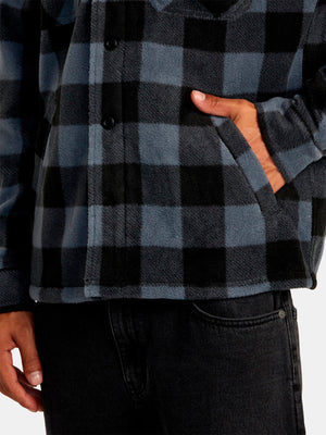 RVCA Yukon Hi Pile Fleece L/S Buttondown Shirt Holiday 2024