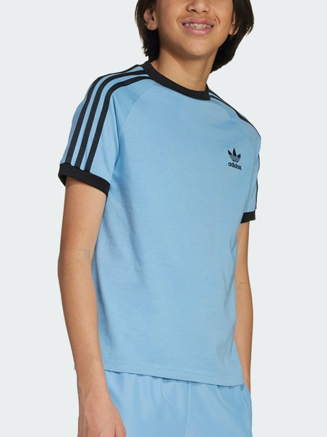 Adidas Adicolor 3 Stripes Ash Blue T-Shirt Fall 2025 | ASH BLUE