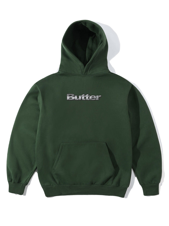 Butter Goods Alloy Logo Hoodie Summer 2026 | BOTTLE GREEN