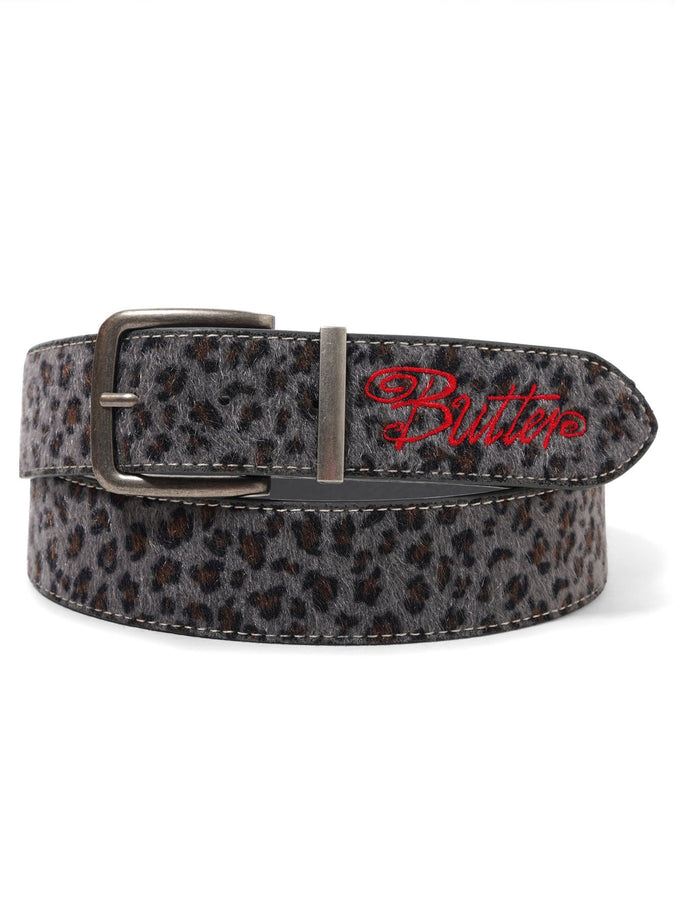 Butter Goods Animal Hide Belt | GREY LEOPARD