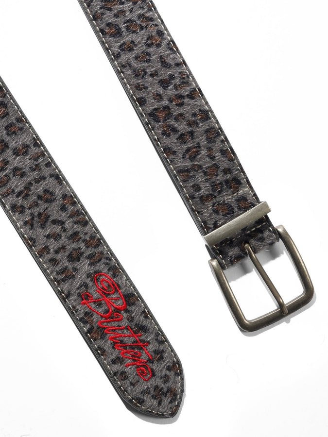 Butter Goods Animal Hide Belt | GREY LEOPARD