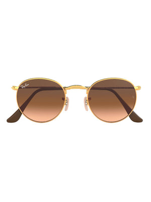 Ray-Ban Round Metal Bronze Copper/Pink/Brown Sunglasses