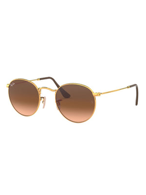 Ray-Ban Round Metal Bronze Copper/Pink/Brown Sunglasses