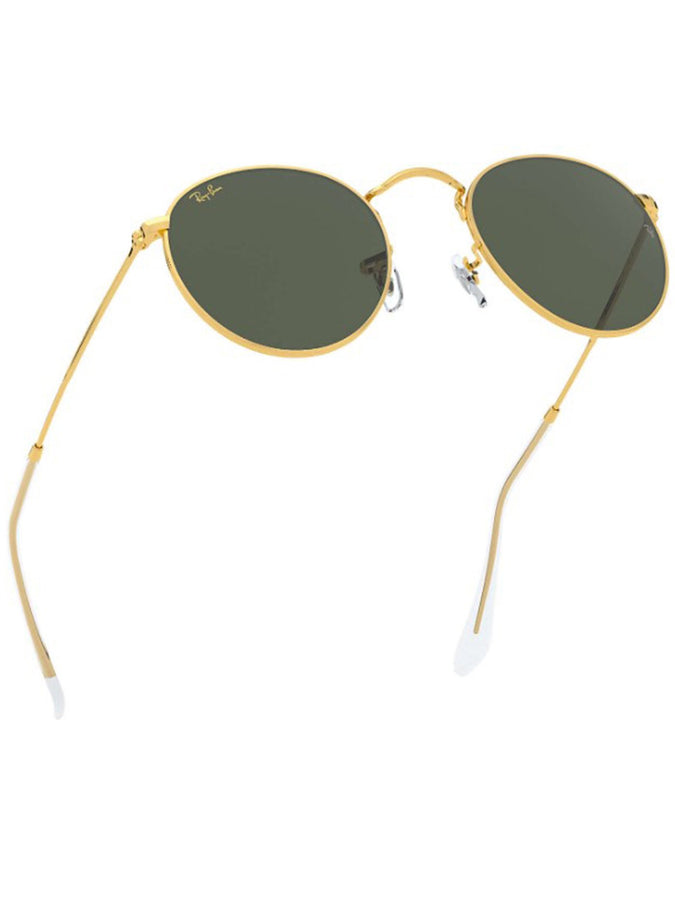 Round Metal Legend Gold/Green Classic G-15 Sunglasses | LEGEND GOLD/GREEN 