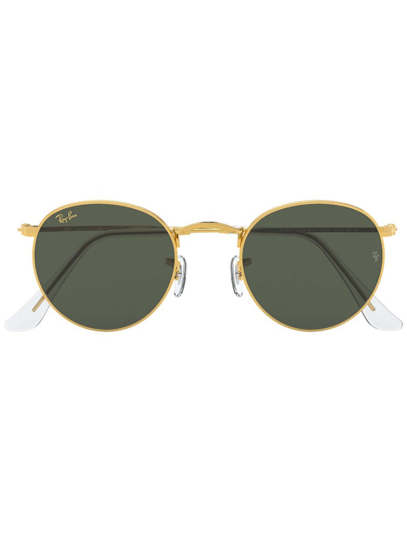 Round Metal Legend Gold/Green Classic G-15 Sunglasses