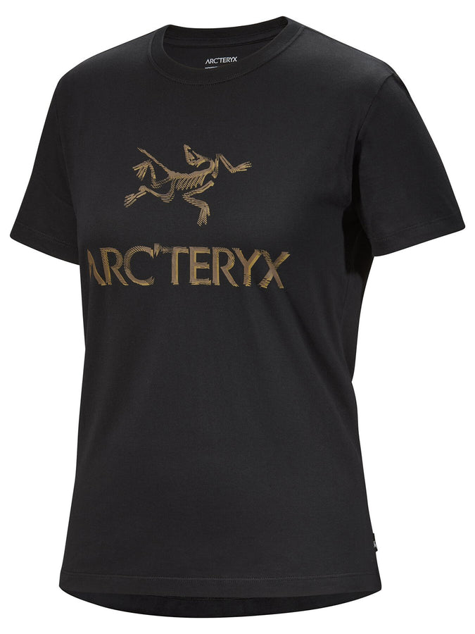 Arcteryx Arc’word Women T-Shirt Spring 2024 | BLACK/CANVAS
