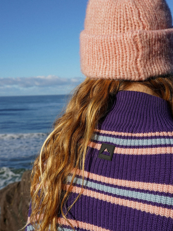 Notice The Reckles Arctic Dawn 1/2 Zip Sweater Holiday 2026 | NAVY PURPLE/BABY BLUE/SALMON