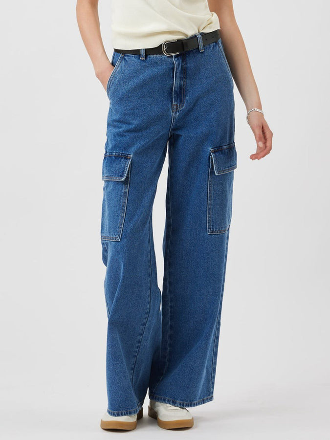 Minimum Astas Women Jeans Spring 2024 | INDIGO BLUE (0688)