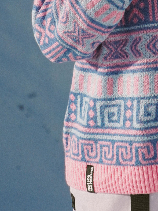Notice The Reckless Astral Short Sweater Holiday 2026 | BLUE/PINK