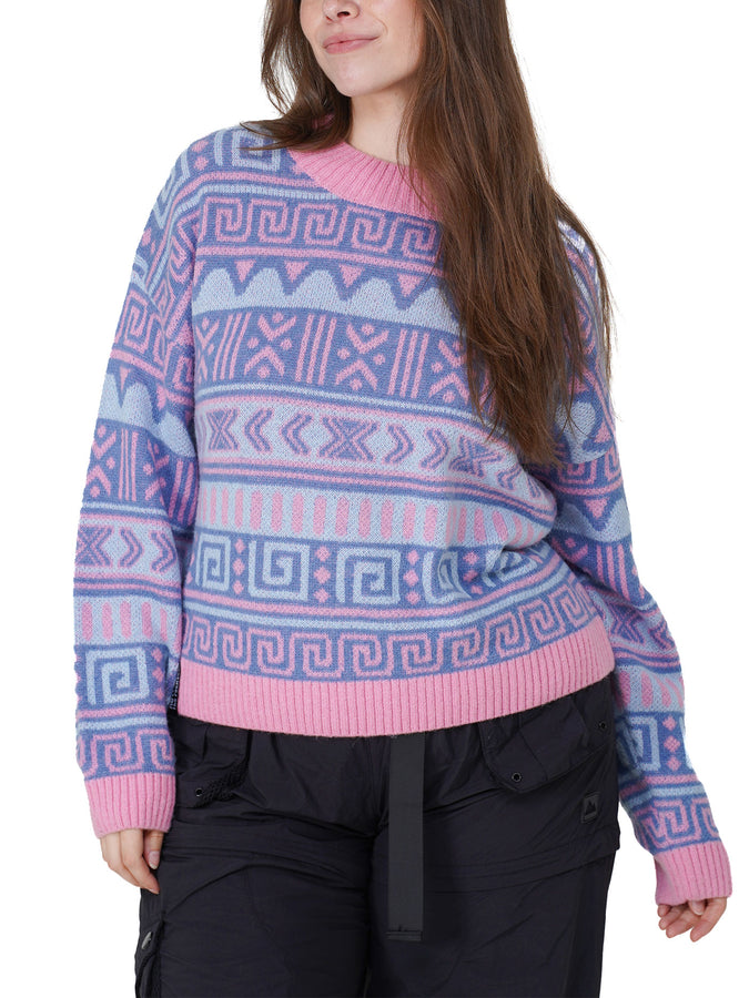 Notice The Reckless Astral Short Sweater Holiday 2026 | BLUE/PINK