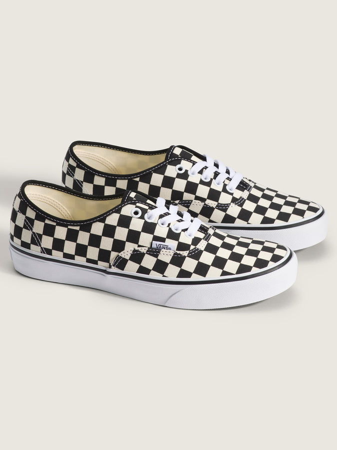 Vans Authentic Primary Check Black/White Shoes Spring 2026 | PRIMARY CHECK BLACK/WHT (Y28)