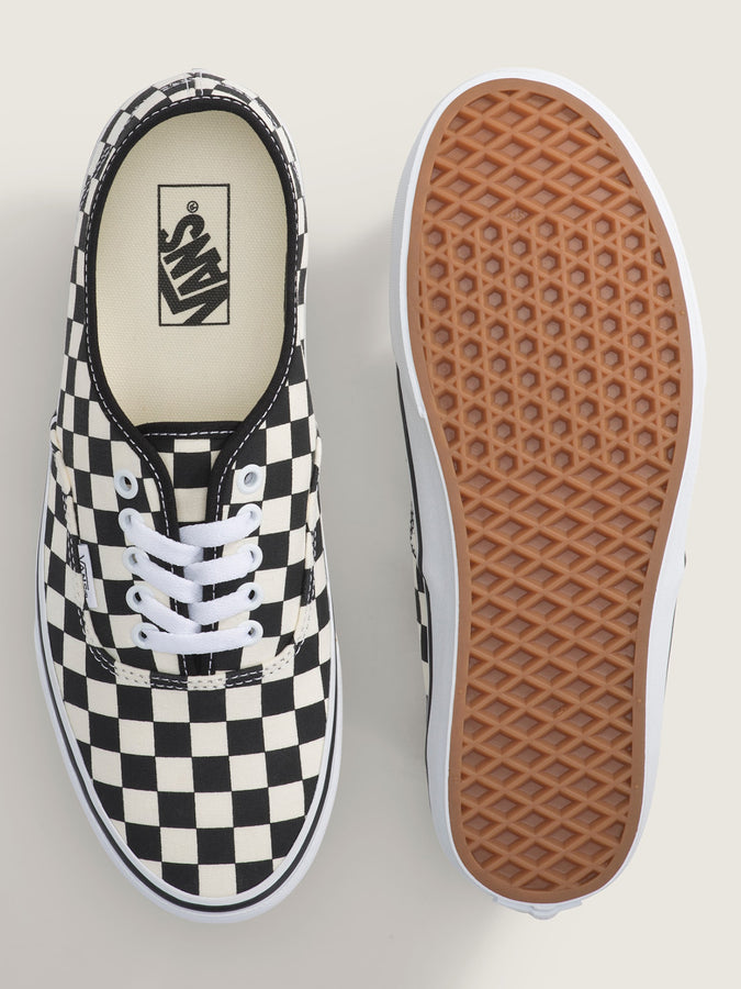 Vans Authentic Primary Check Black/White Shoes Spring 2026 | PRIMARY CHECK BLACK/WHT (Y28)